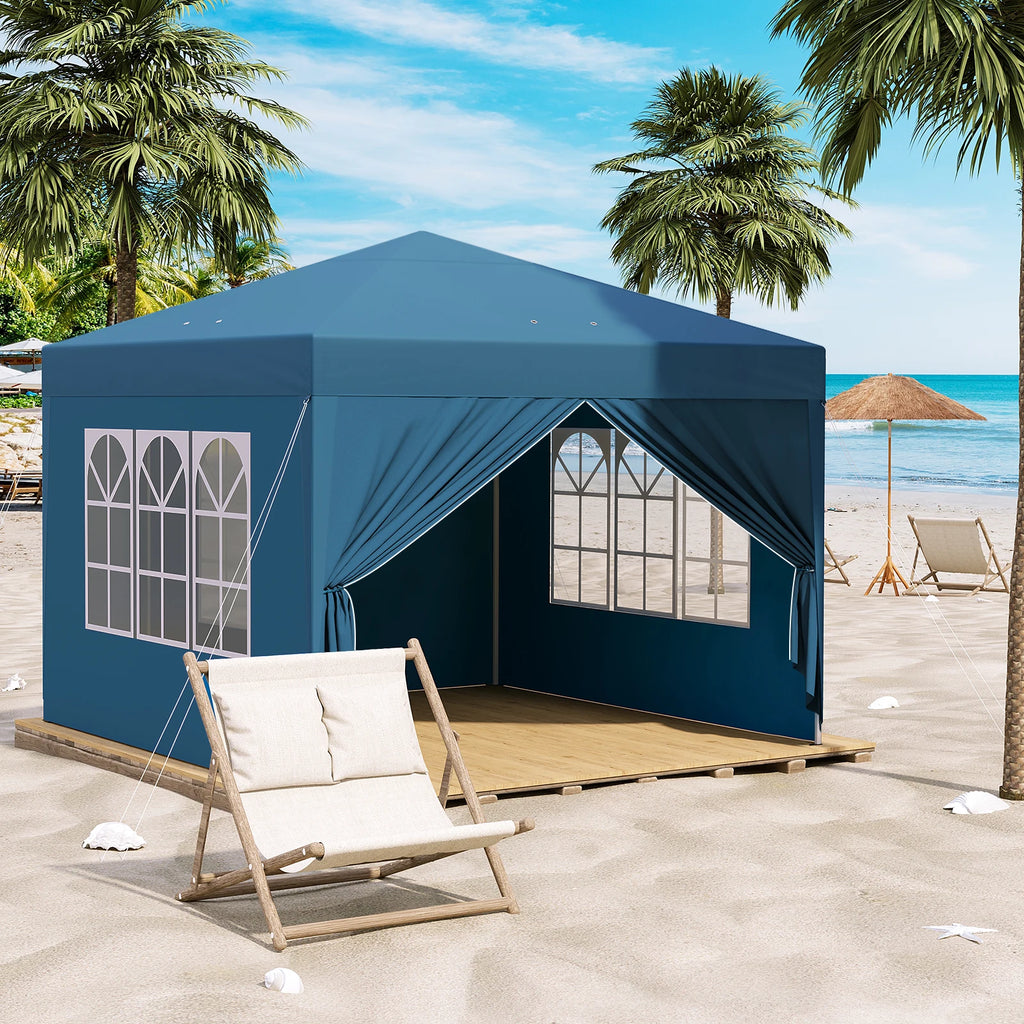 Abri balnéaire montage rapide