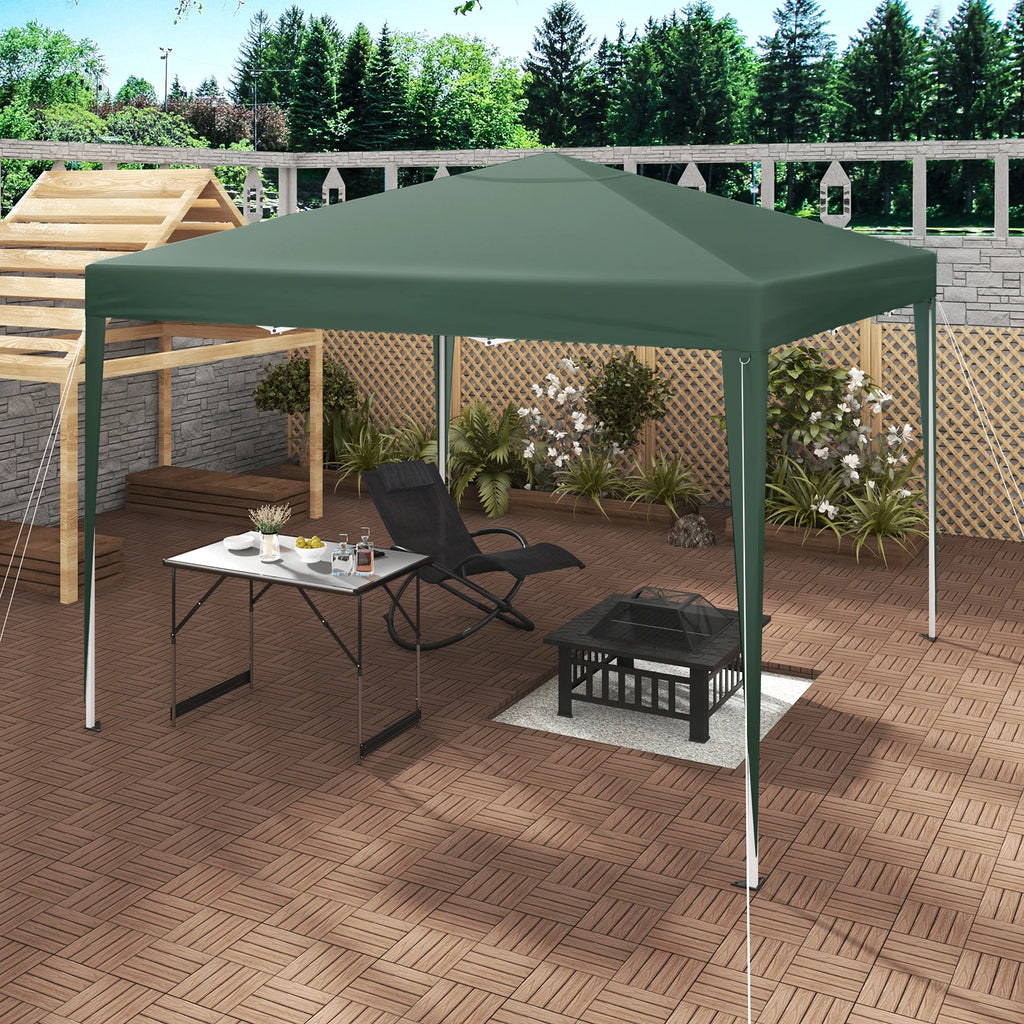 Gazebo pliant vert