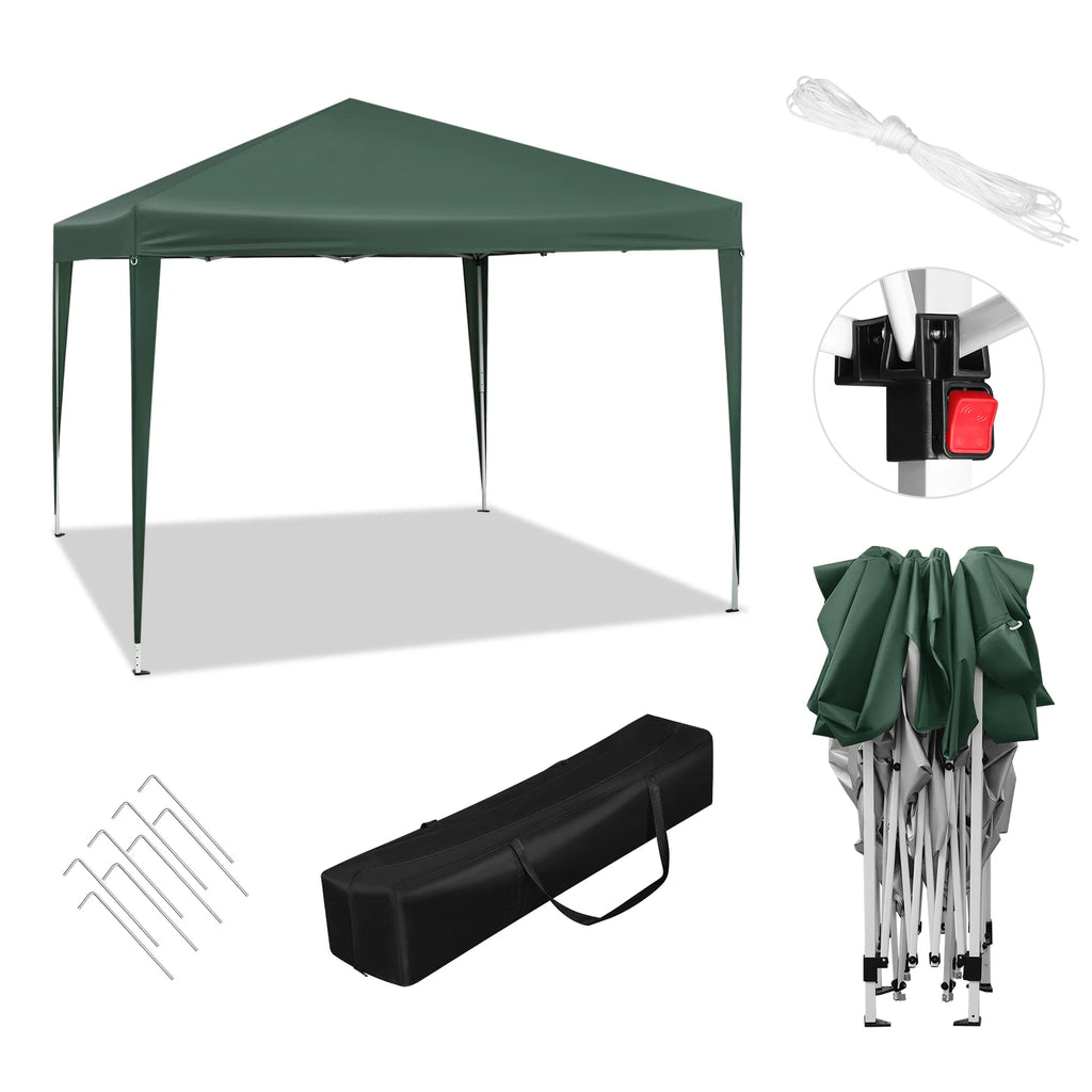Gazebo pliant vert